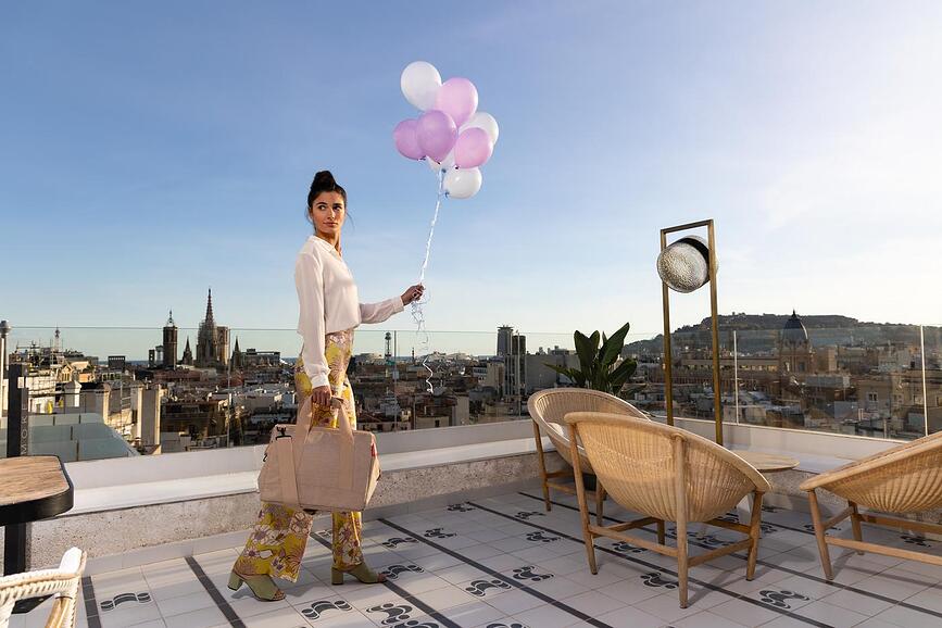 Allrounder Torba L uzorak Baroque Marble