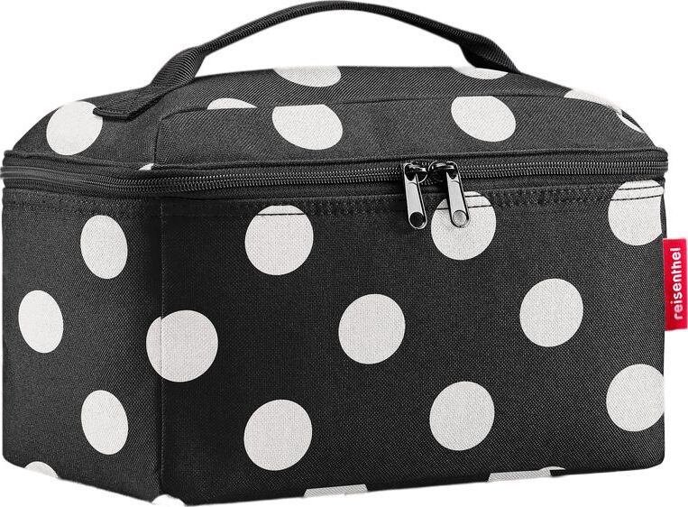 Beautycase Kosmetiktasche weißgetupft