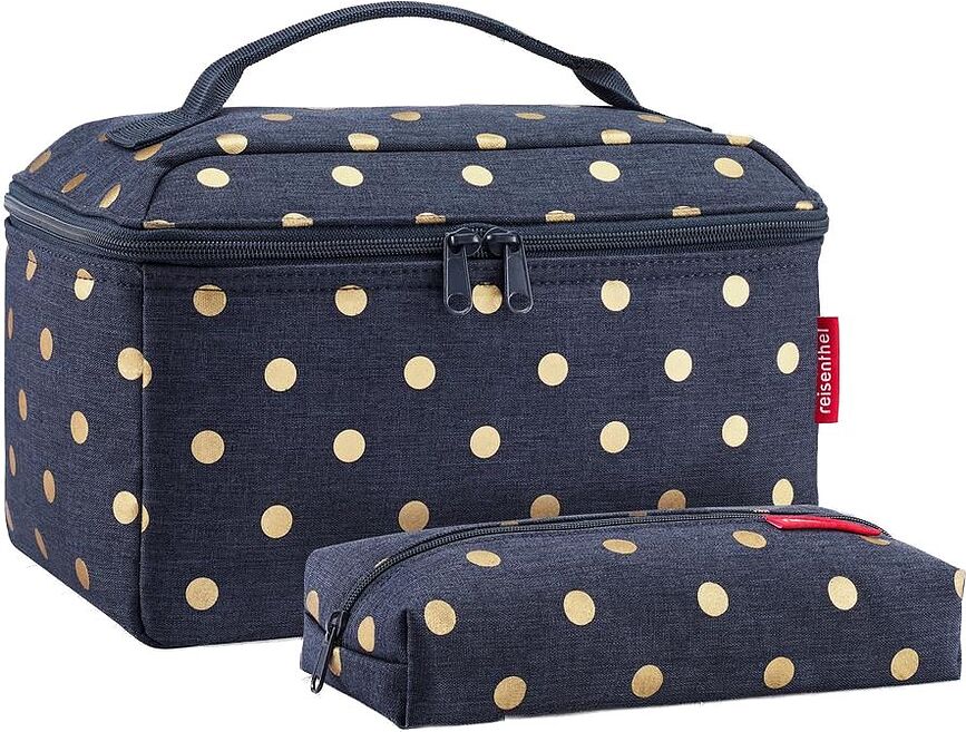 Beautycase Kozmetičke Torbice smeđe leopard uzorak Set od 2 dijela