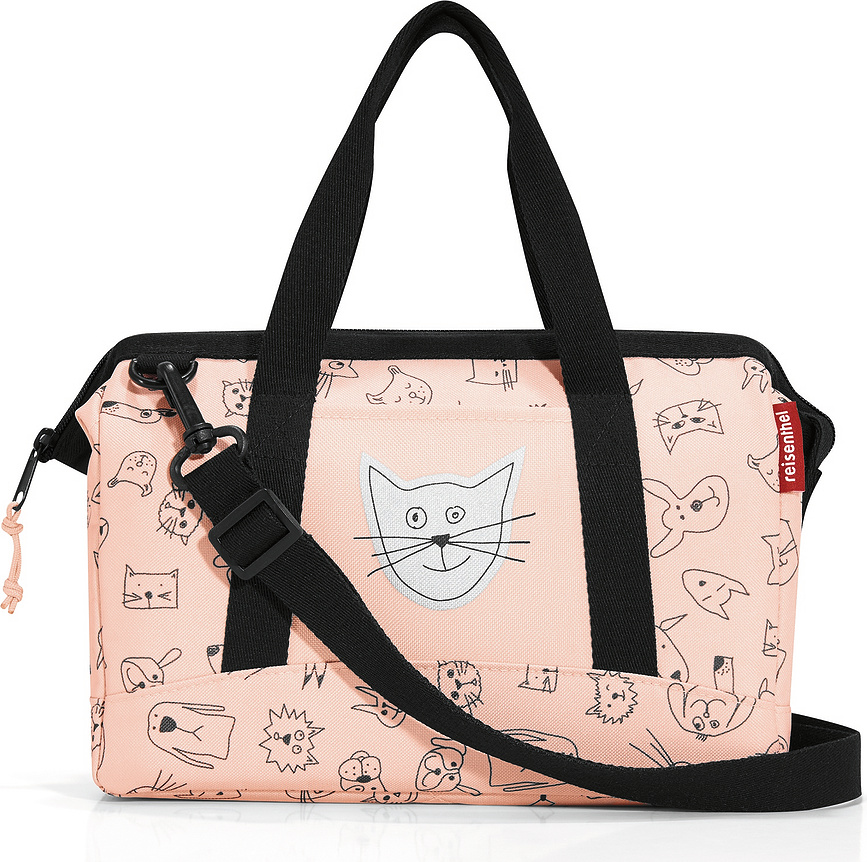 Bolsa Allrounder Kids, talla XS, estampado Gatos y Perros, menta