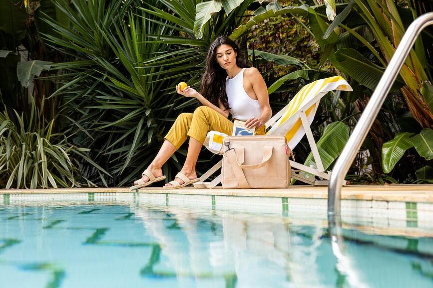 Bolsa Allrounder L, estampado mármol barroco