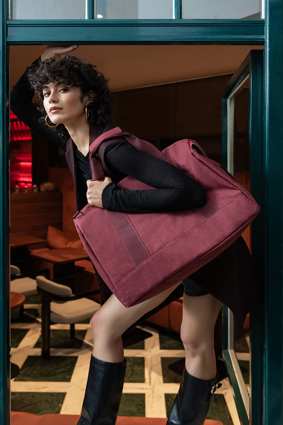 Bolsa Allrounder L, estampado mármol barroco