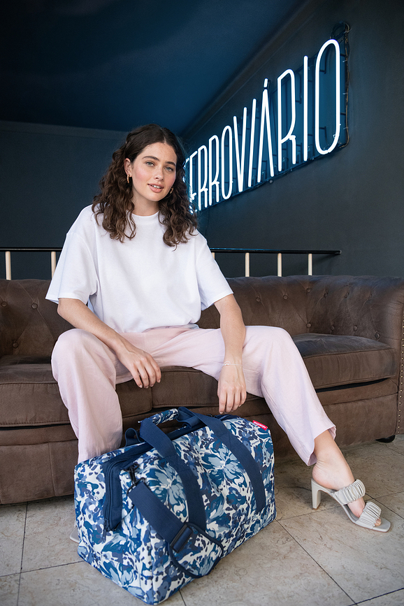 Bolsa Allrounder L, estampado mármol barroco