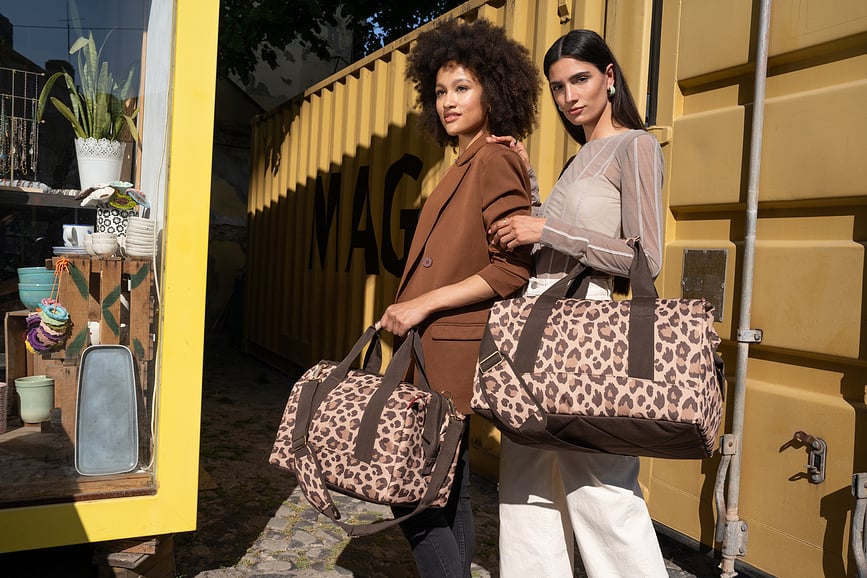 Bolsa Allrounder L, estampado mármol barroco