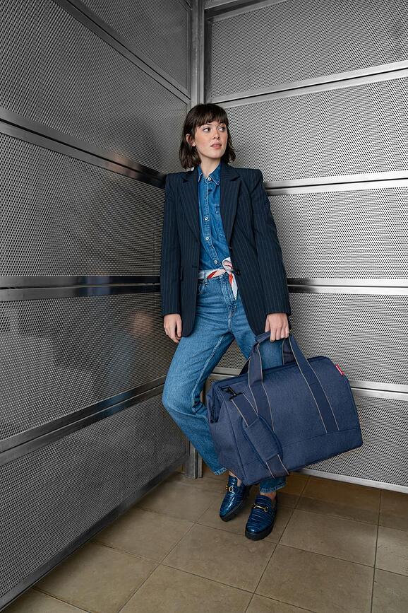 Bolsa Allrounder L, estampado mármol barroco