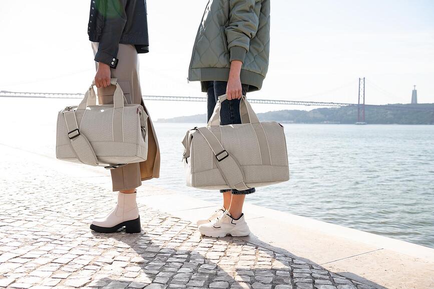 Bolsa Allrounder L, estampado mármol barroco