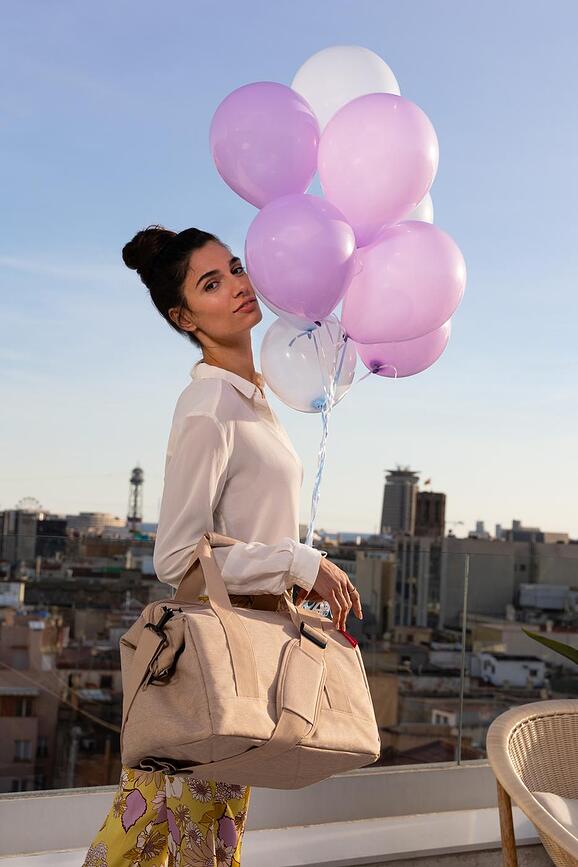 Bolsa Allrounder L, estampado mármol barroco