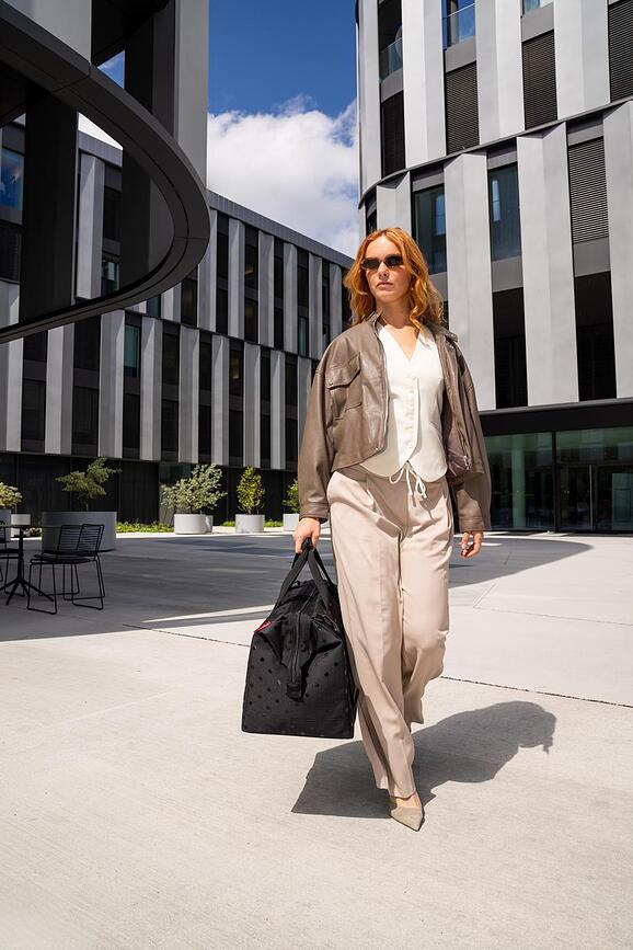 Bolsa Allrounder L, estampado mármol barroco