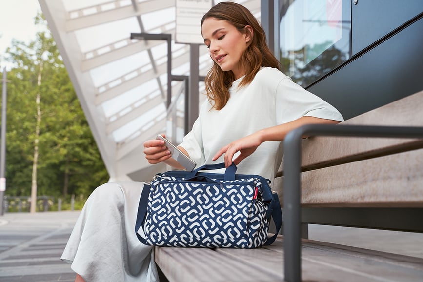 Bolsa Allrounder Pocket Twist, talla S, gris