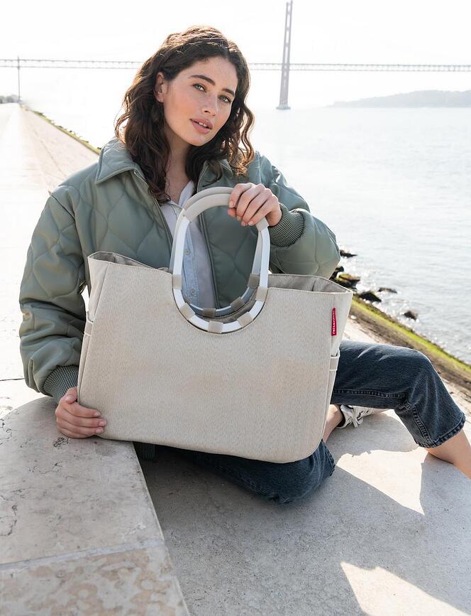 Bolsa Loopshopper, estampado de leopardo, talla L