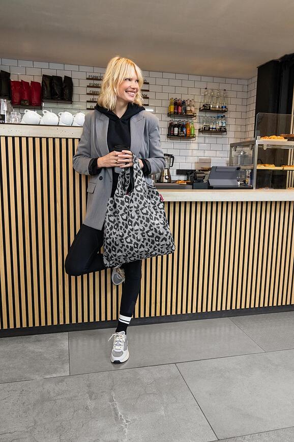 Bolsa de la Compra Mini Maxi, estampado de leopardo