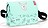 Bolsa infantil Everydaybag Cats and Dogs, menta