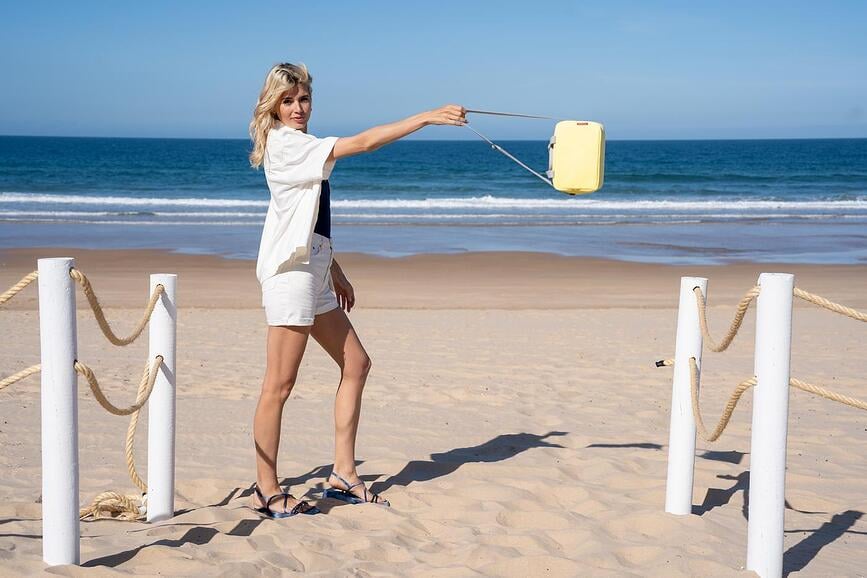 Bolsa Térmica Coolerbag To Go Twist, azul empolvado