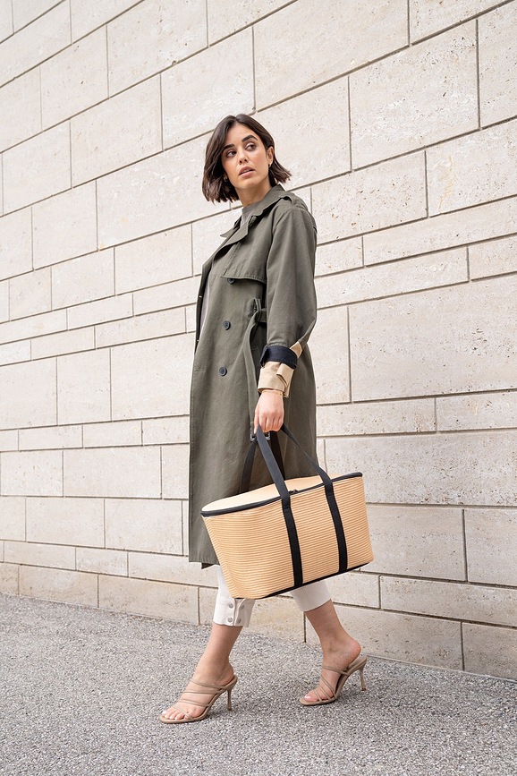 Bolsa térmica Reisenthel Raffia, negra