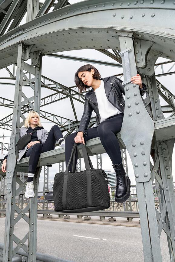 Bolsa de Viaje Extralite Weekender, de malla, talla L, negra