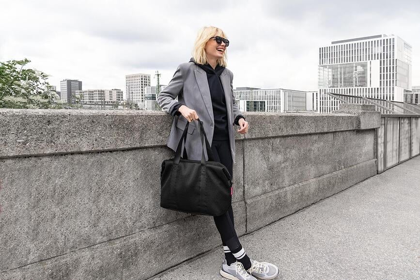 Bolsa de Viaje Extralite Weekender, de malla, talla L, negra