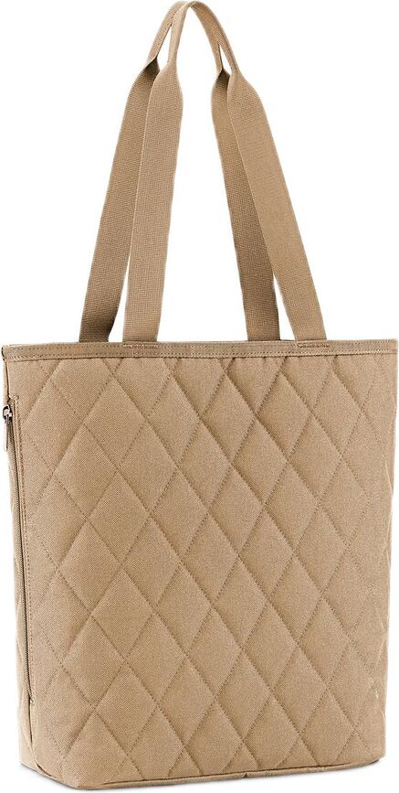 Bolso Shopper acolchado Classic M, beige