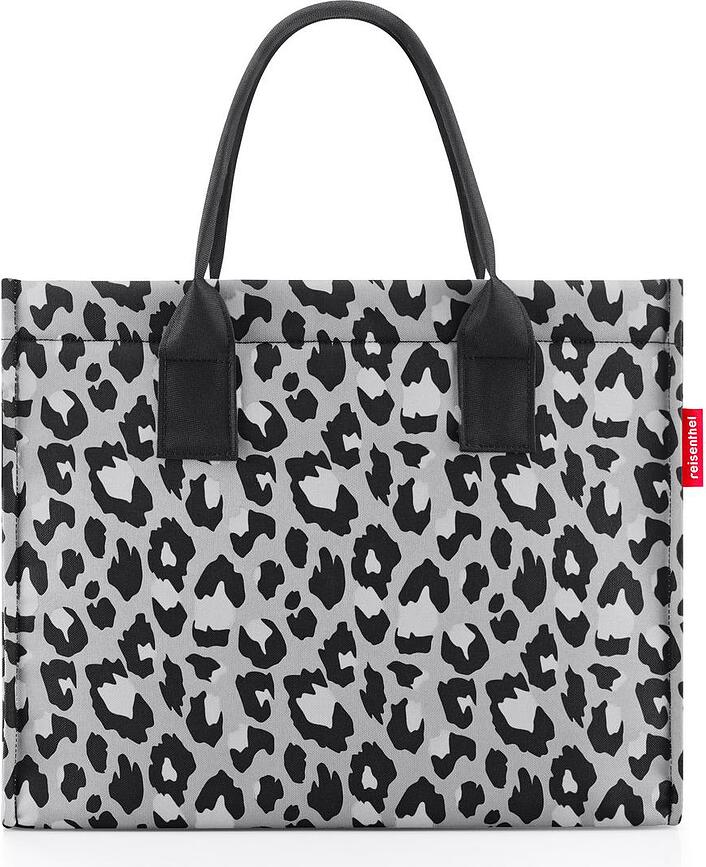 Bolso Shopper Daily Shopper, estampado de leopardo, gris