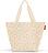 Borsa shopper M maculata, beige, riciclata