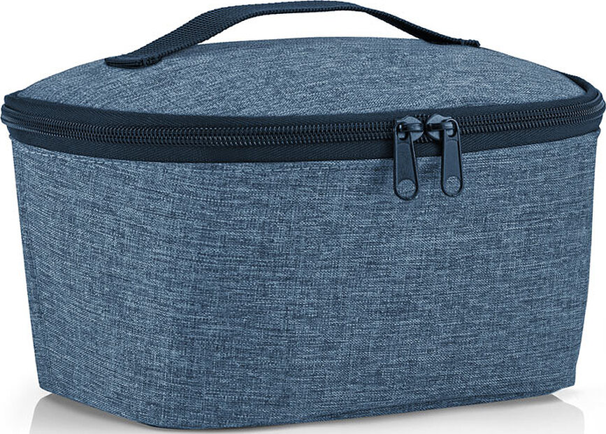 Borsa termica porta Coolerbag Pocket Twist S celeste con sfumatura grigia