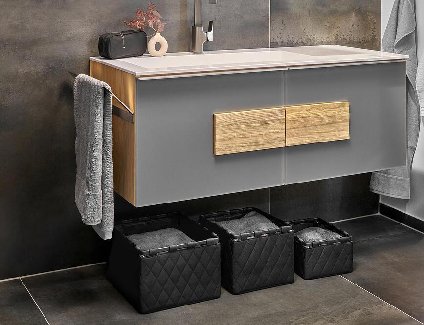 Caja acolchada Framebox, S, negra