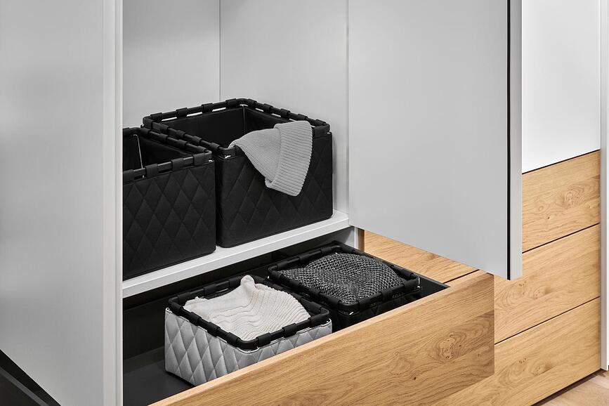 Caja acolchada Framebox, S, negra