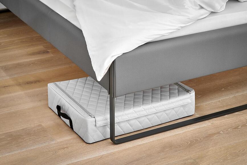 Caja de Almacenamiento acolchada Storagebox Low, gris claro