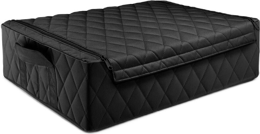Caja de Almacenamiento acolchada Storagebox Low, negra, universal