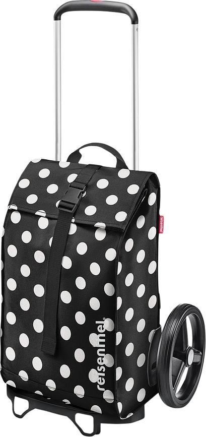 Carrello per spesa Citycruiser a pois bianchi