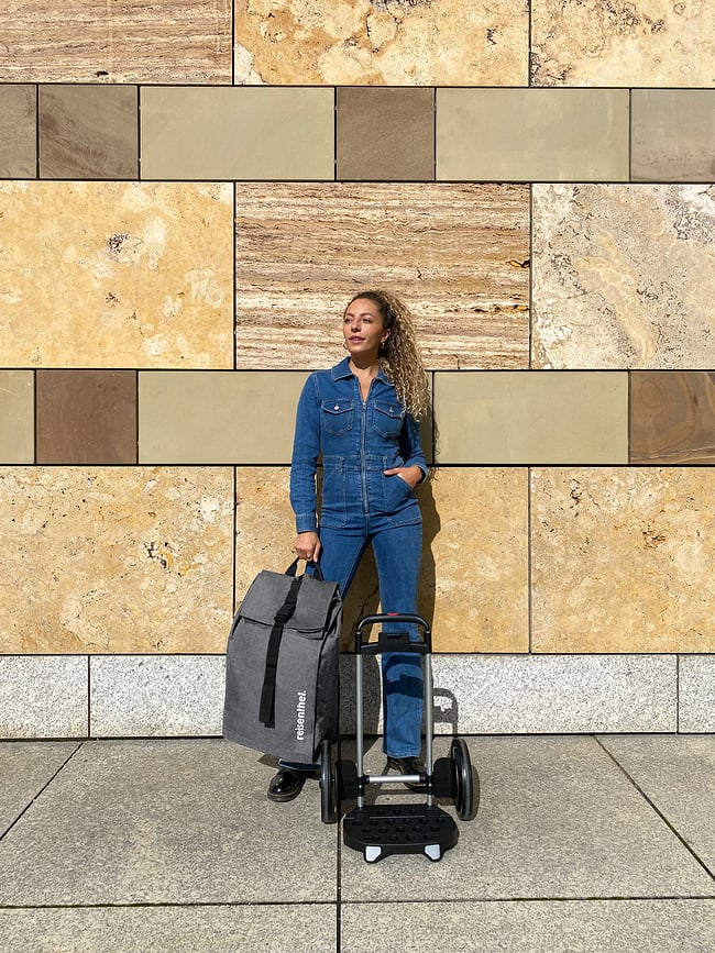 Carro de Compra Citycruiser, estampado de lunares de colores