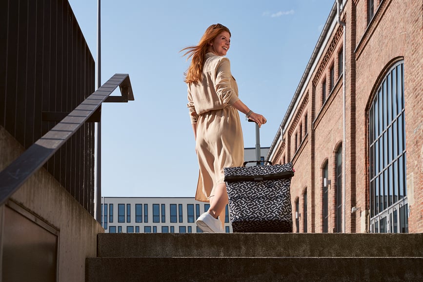 Carro de compra Trolley M, de puntos