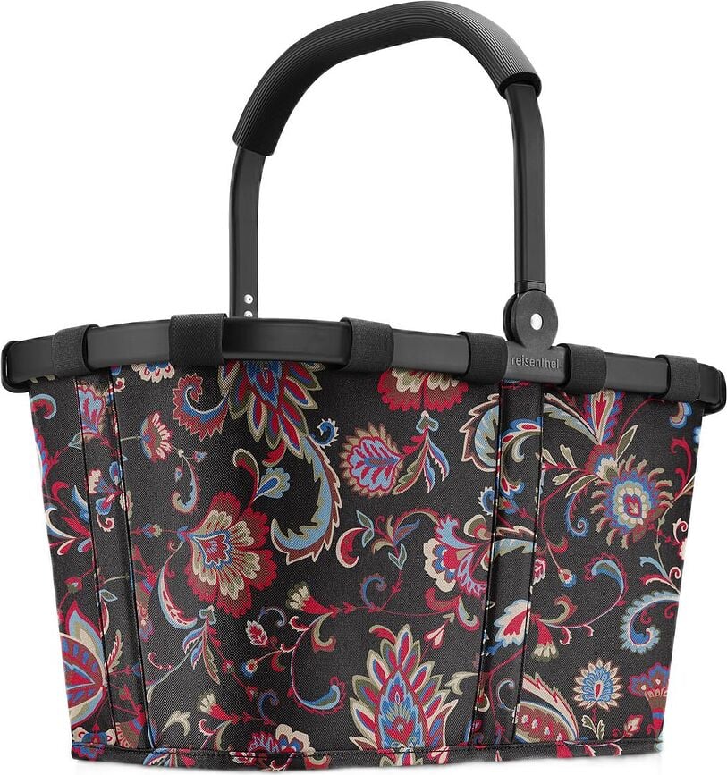 Carrybag Frame Paisley Korb schwarz