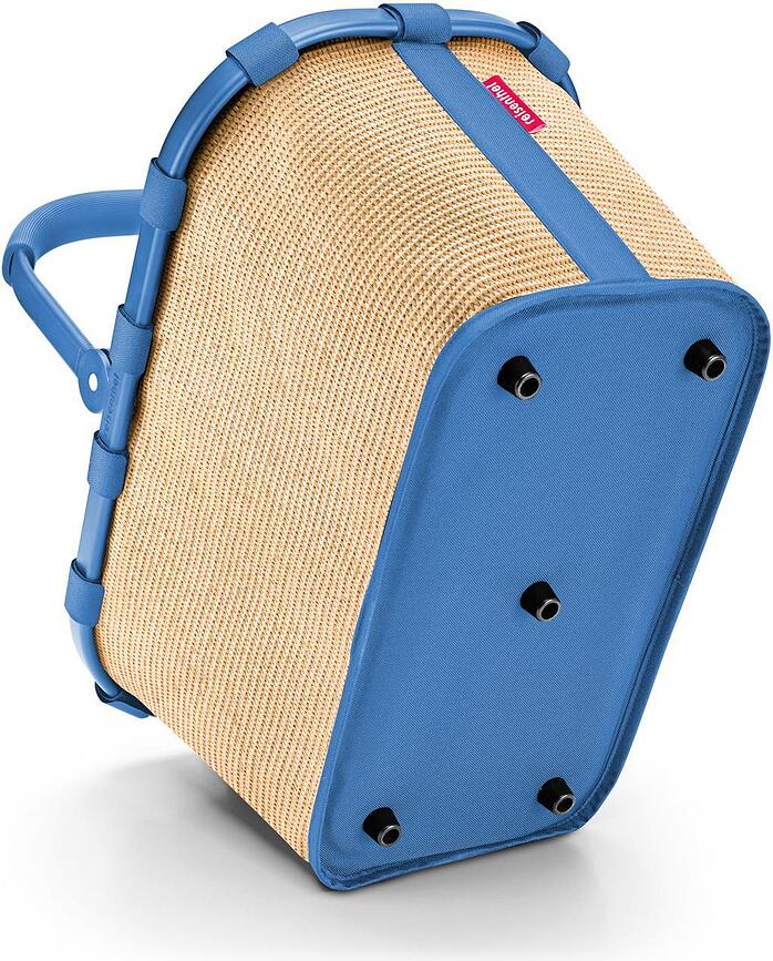 Carrybag Frame Raffia Καλάθι, μαύρο