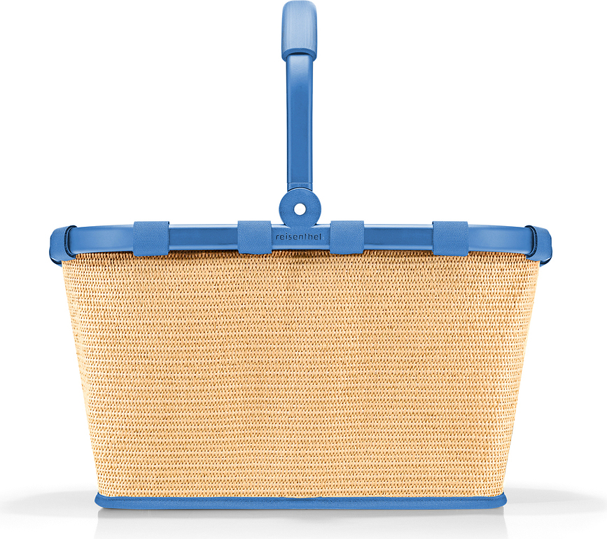 Carrybag Frame Raffia Panier, bleu