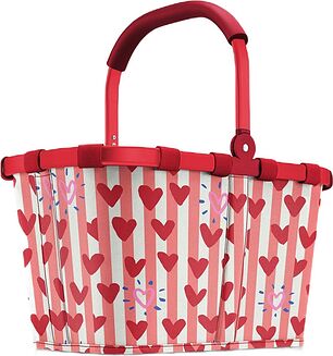 Carrybag Hearts & Stripes Ostukorv