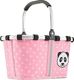 Carrybag Kids Panda Dots Ostukorv XS roosa