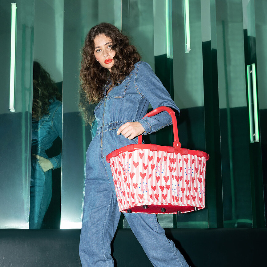 Carrybag Panier, à pois