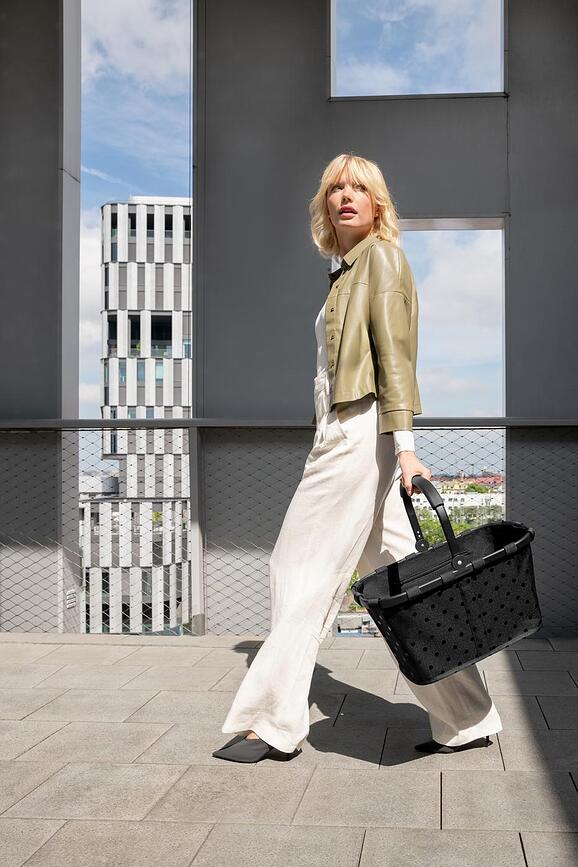 Carrybag Panier, à pois