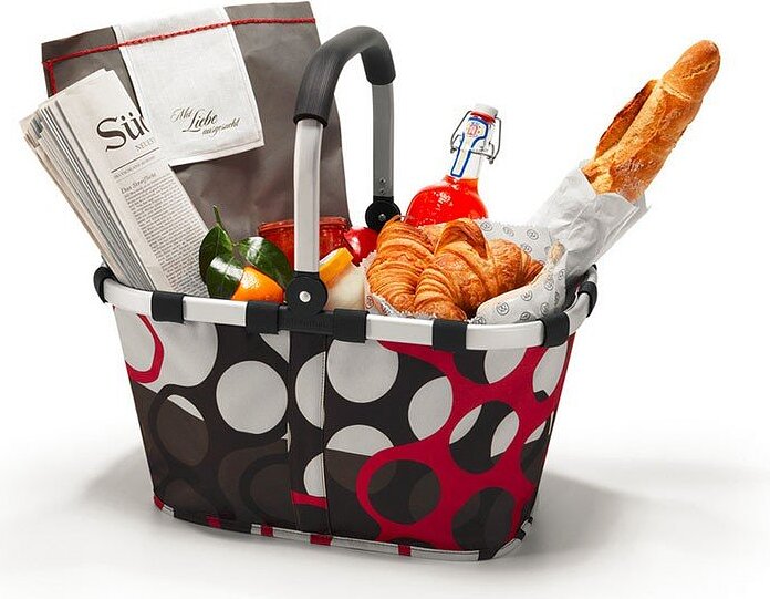 Carrybag Panier, à pois