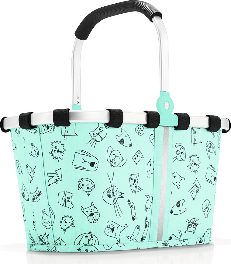 Carrybag XS ΚΑΛΑΘΙ, με σχέδιο Γάτες και Σκύλοι, μέντας