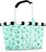 Carrybag XS Korg, Turquoise Cats and Dogs, mintgrön