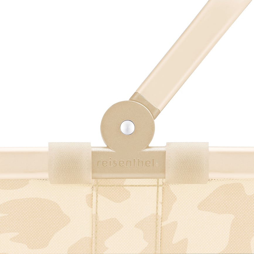 Carrybag XS shoppingkorg, prickig beige, återvunnen