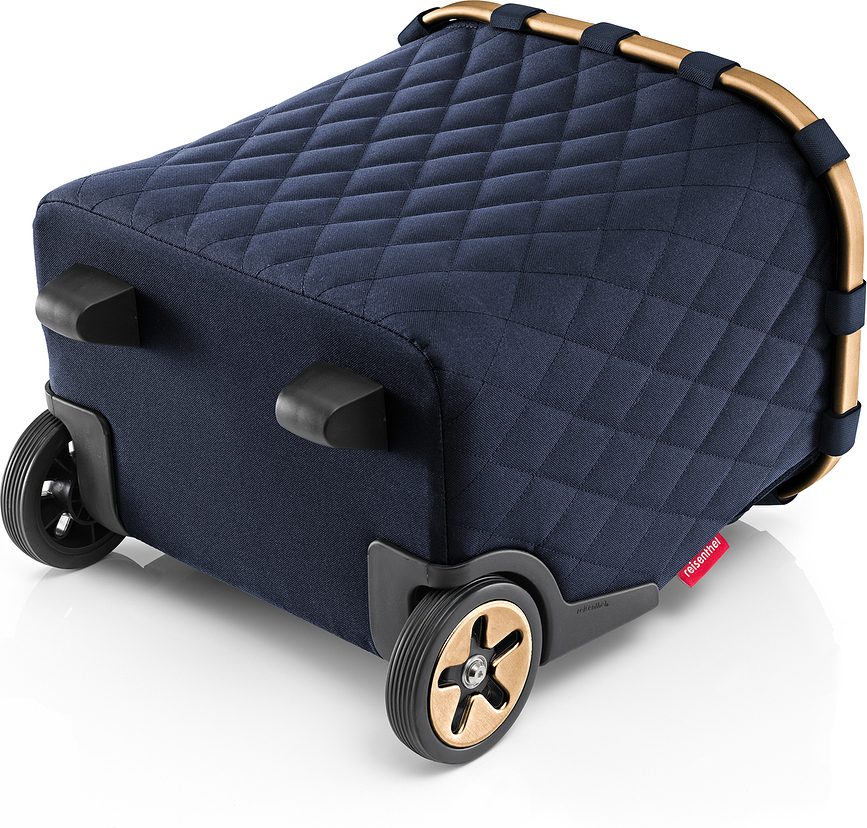 Carrycruiser Panier de Courses à Roulettes matelassé, bleu marine
