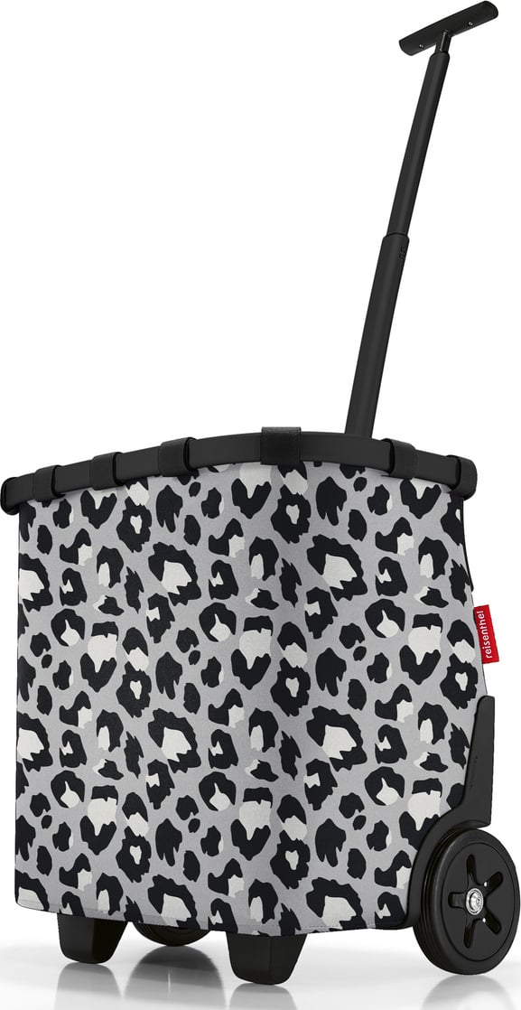 Carrycruiser Einkaufstrolley, grau, Leopardenmuster