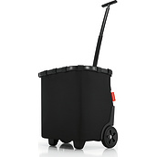 Carrycruiser Korb auf Rädern mit schwarzem Rahmen
