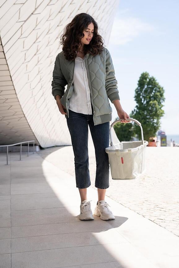 Cesta Carrybag Frame, estampado de leopardo