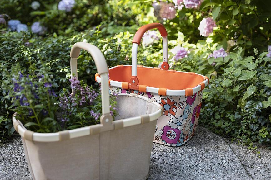 Cesta Carrybag Frame, estampado de leopardo