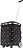 Cesta con Ruedas Carrycruiser Plus, estampado de lunares de colores