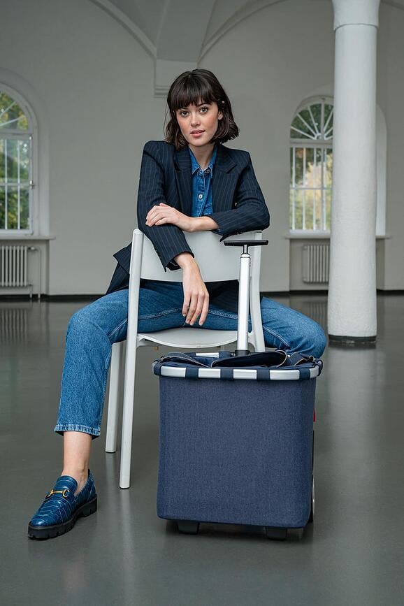 Cesta con Ruedas Carrycruiser, estampado de leopardo