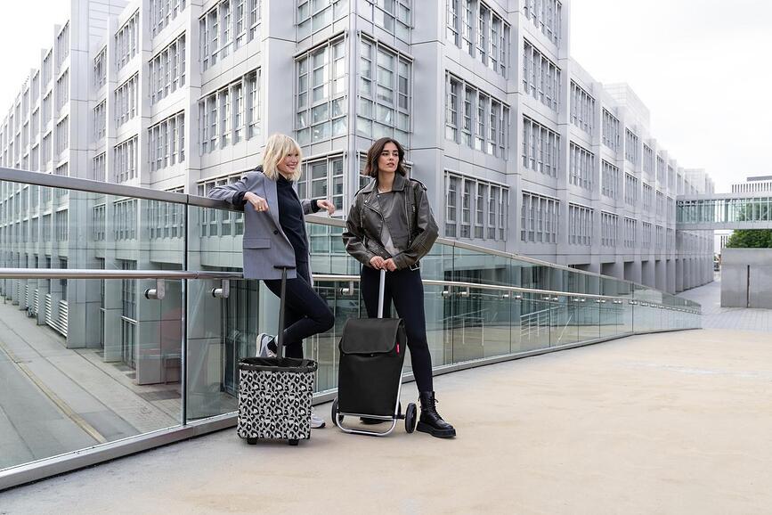 Cesta con Ruedas Carrycruiser, estampado de leopardo